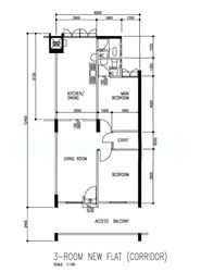 Blk 540 Bedok North Green (Bedok), HDB 3 Rooms #604577101